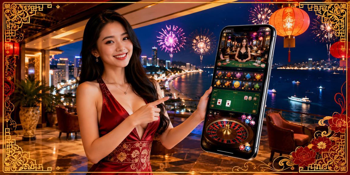 Người dùng tại Vũng Tàu sử dụng ứng dụng casino và kiểm tra giao dịch thanh toán trên bãi biển